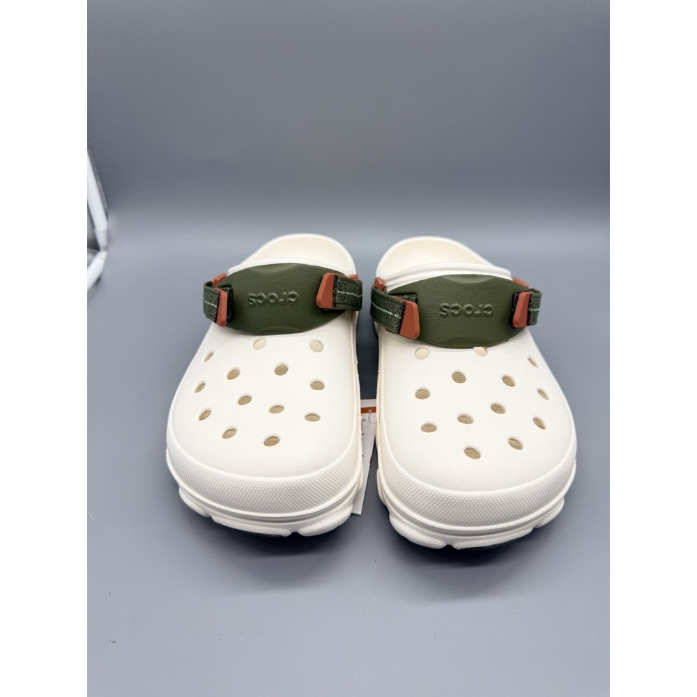 Crocs Classic All-Terrain Clog Men's 11 Chalk Army Green New